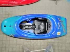 Freestyleboot blau-türkis
